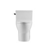 Innoci-Usa Contour II 1-piece 1.27 GPF High Efficiency Single Flush Elongated Toilet in White, Seat Included 81171i